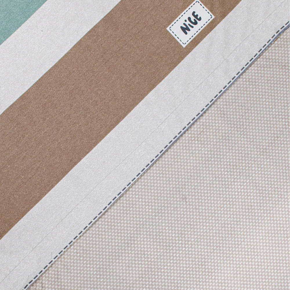 Lenjerie dublă de pat din bumbac satinat, Miami