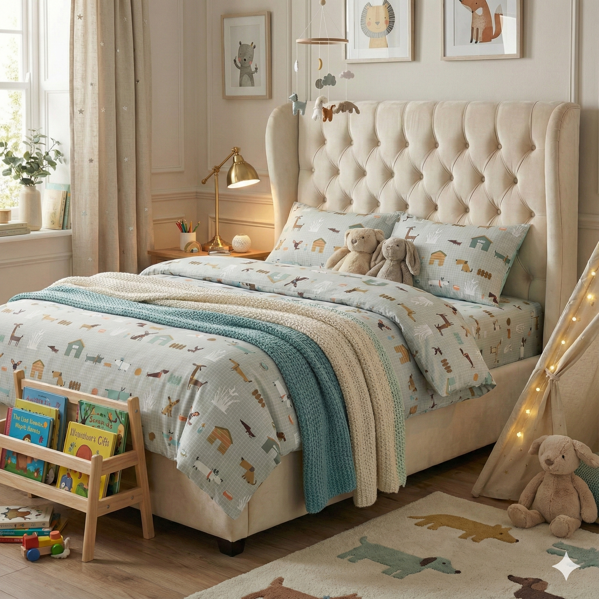 Lenjerie de pat pentru o persoană, bumbac, Haw Haw