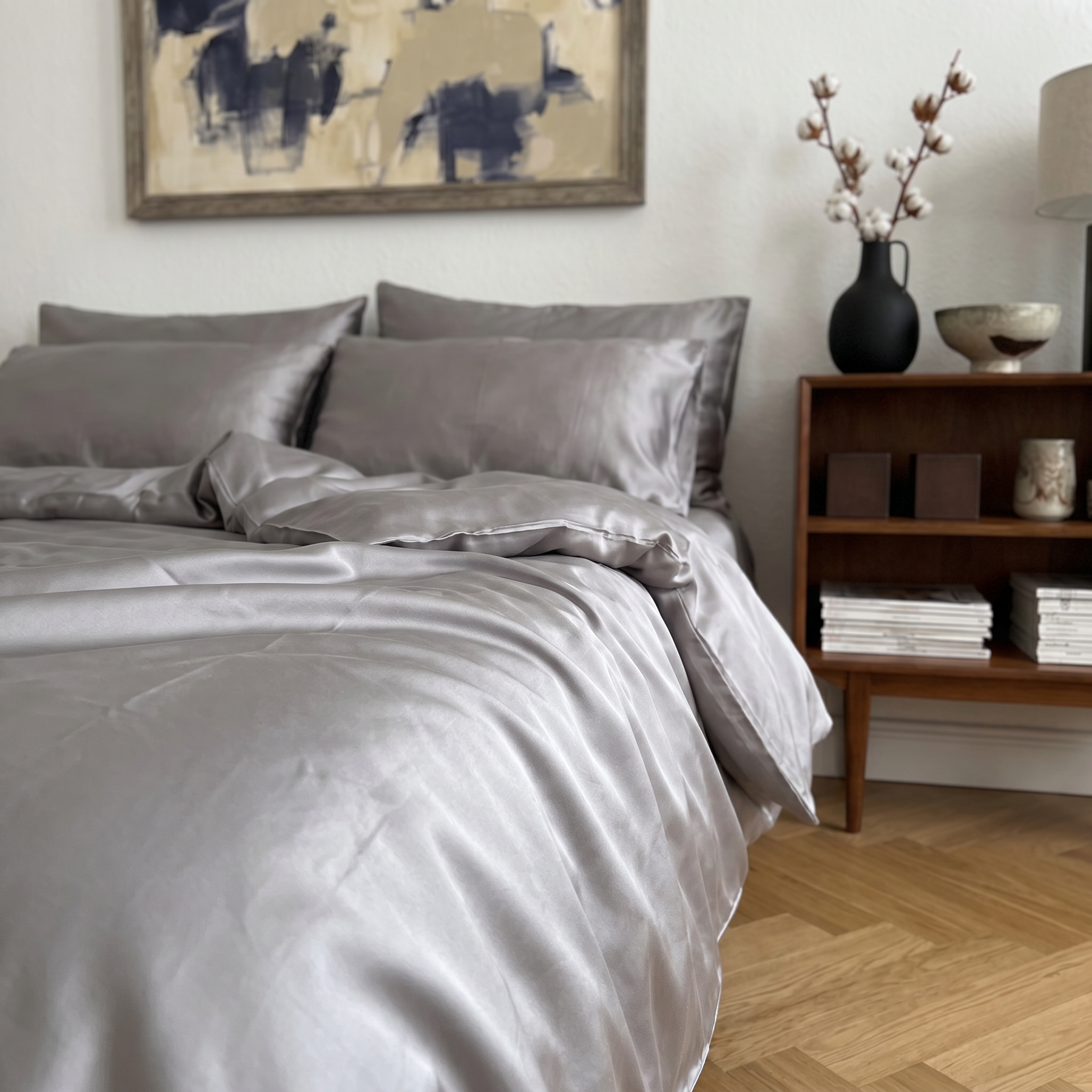 Lenjerie de pat Satin Lux Silver